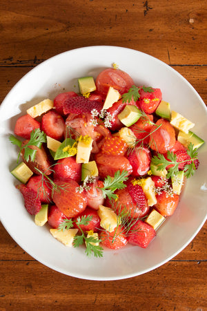 Strawberry Salad & Sangria Vinaigrette